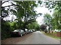 Cars for scrap, parked outside Andrew