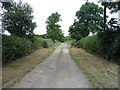 Gated track (bridleway) off the B5493