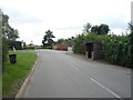 Bus stop and shelter on Newton Lane, Odstone