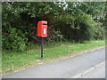 Elizabeth II postbox on Station Road, Bagworth