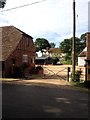 View onto houses