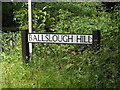 Ballslough Hill sign