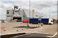 SU4209 : Höegh America Loading Vehicles at Southampton Docks by David Dixon