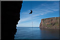 HY1700 : Descending the Old Man of Hoy by Doug Lee