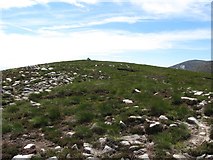 J3728 : View south towards the summit cairn of Millstone Mountain by Eric Jones
