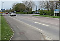 SO9524 : Turn right ahead for Cheltenham Racecourse Park & Ride car park by Jaggery
