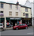 SO0428 : Owen Sports shop in Brecon by Jaggery