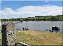 J3034 : The eastern dam of Lough Island Reavy by Eric Jones