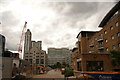 TQ3779 : View of buildings in the Thames Quay development from South Quay Plaza by Robert Lamb