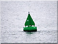 NO5629 : Inner Green Marker Buoy (Gaa Sands), Tay Estuary by David Dixon