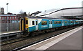 ST3088 : Ebbw Vale train at Newport railway station by Jaggery