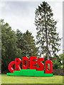 Croeso Welcome sign