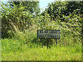 TM0374 : Briar Lane sign by Geographer