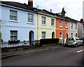 Pastel colours in Roman Road, Cheltenham