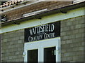 TM0174 : Wattisfield Community Centre sign by Geographer