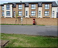 Pillarbox and bus stop, Dinas Road, Penarth