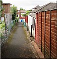 Path descending to Aberthaw Road, Newport