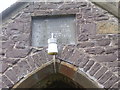 Holy Trinity Church at Llanybri - plaque