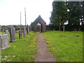 Holy Trinity Church at Llanybri - path