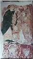 SP4033 : Wall painting in South Newington church #8 by Philip Halling