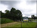 Sign at the entrance to Tickenham Golf Club