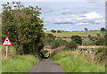 The road to Low Wool Oaks bridge - August 2016