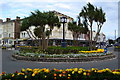 Roundabout in Llandudno centre