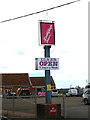 TL9874 : Lollipop Diner sign by Geographer