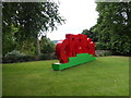 Wales National Eisteddfod sign in Abergavenny