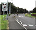 Give way to oncoming vehicles, Duffryn Drive, Newport