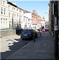 No cycling sign, Stow Hill, Newport