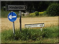 TM0175 : Roadsigns & Townhouse Lane sign by Geographer