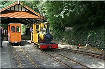 SC4178 : Groudle Glen Railway, Lhen Coan station by Alan Murray-Rust