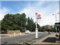 Bus Stop at The Green Man, Putney Heath