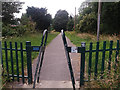 SE3035 : A-frame barrier on the Alwoodley cycle route by Stephen Craven