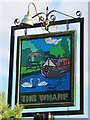 The Wharf sign