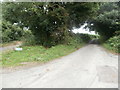 Minor road off the B4333, leading to Cwmhiraeth