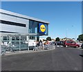 Newly opened Lidl supermarket, Minehead