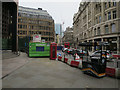 Queue on Blomfield Street