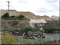 Pumps at gravel pit near Dryham