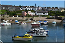SH3793 : Cemaes Harbour by David Martin