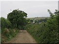 Approaching East Farm near Osmington