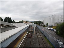 J0406 : The down line and Platform 1 at Clarke Station, Dundalk by Eric Jones