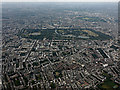 Chelsea and Hyde Park from the air