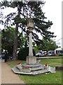 Chalfont St Peter Parish Church: war memorial in the churchyard