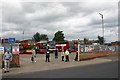 Open parking area at Bromley bus garage