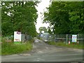 Road to the former goods yard, North Rode Station