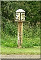 SK0353 : Milepost on the A523 by Alan Murray-Rust