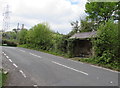 Neath Road bus shelter near Varteg Hill, southwest Powys