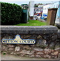 Old-style name sign, Bitton Court,Teignmouth